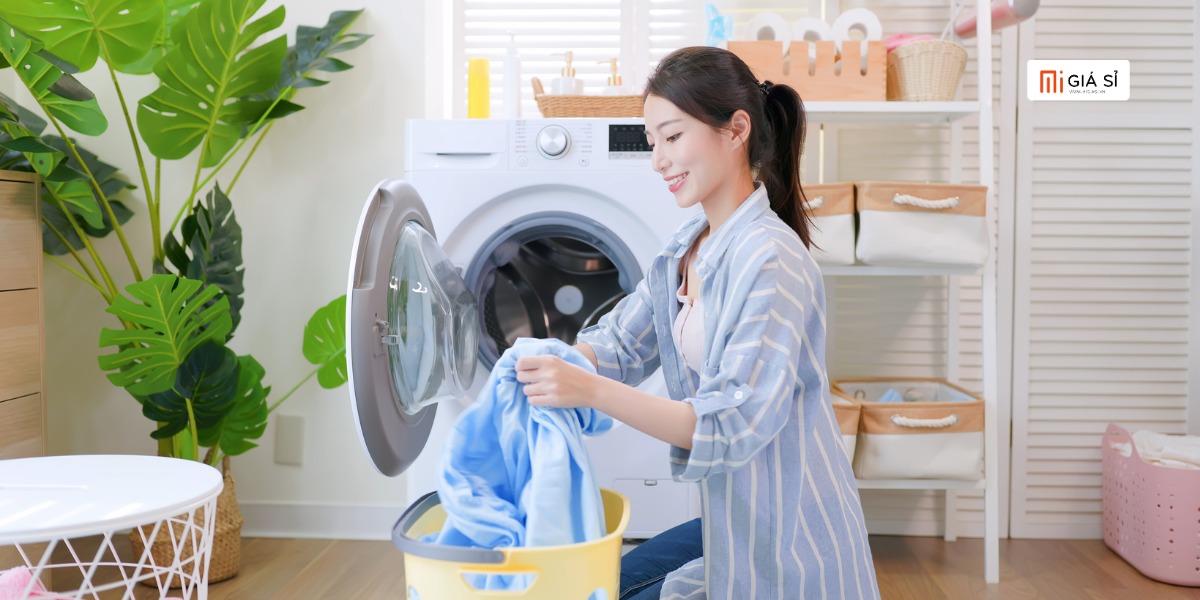 Cách giặt đồ bằng máy giặt không bị nhăn