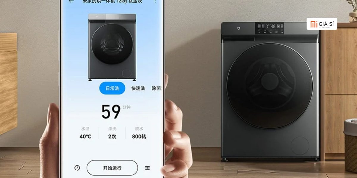 Dùng máy giặt sấy Xiaomi