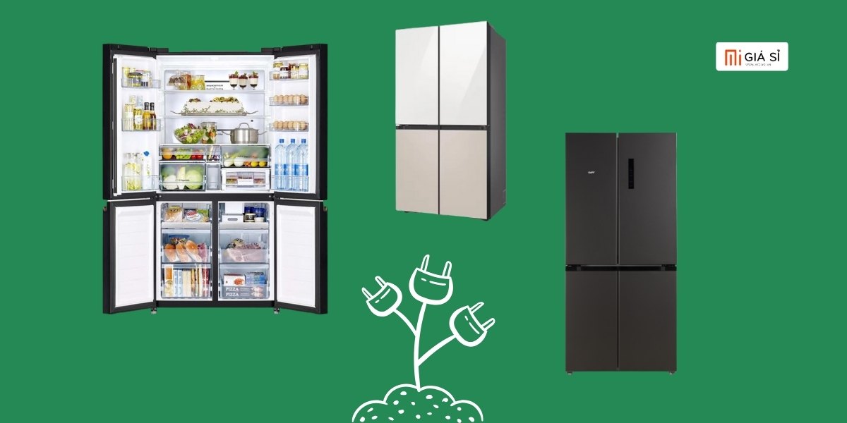 Kinh nghiệm chọn mua tủ lạnh 4 cánh giá rẻ tiết kiệm điện